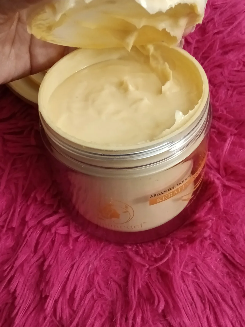 Keratin Protein Argan Oil Moisturizing Hair Mask - Gold